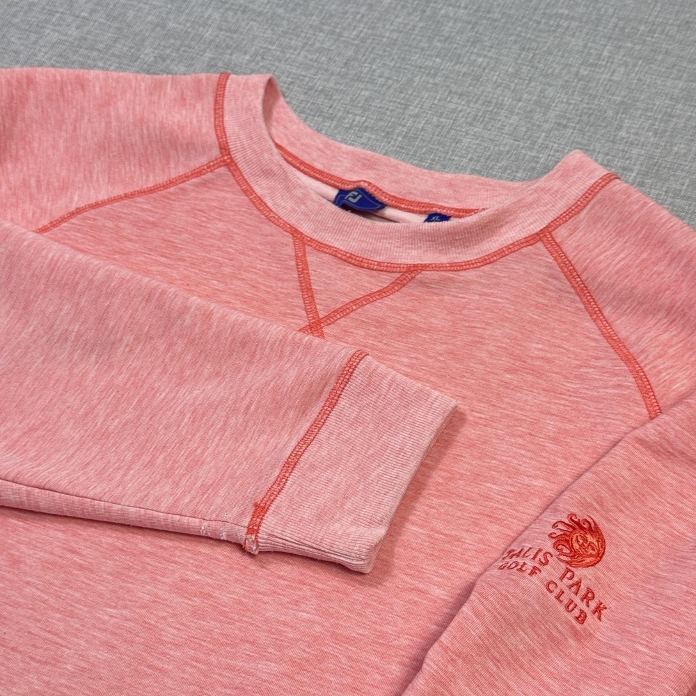 FootJoy Pink Heather Pullover Sweatshirt